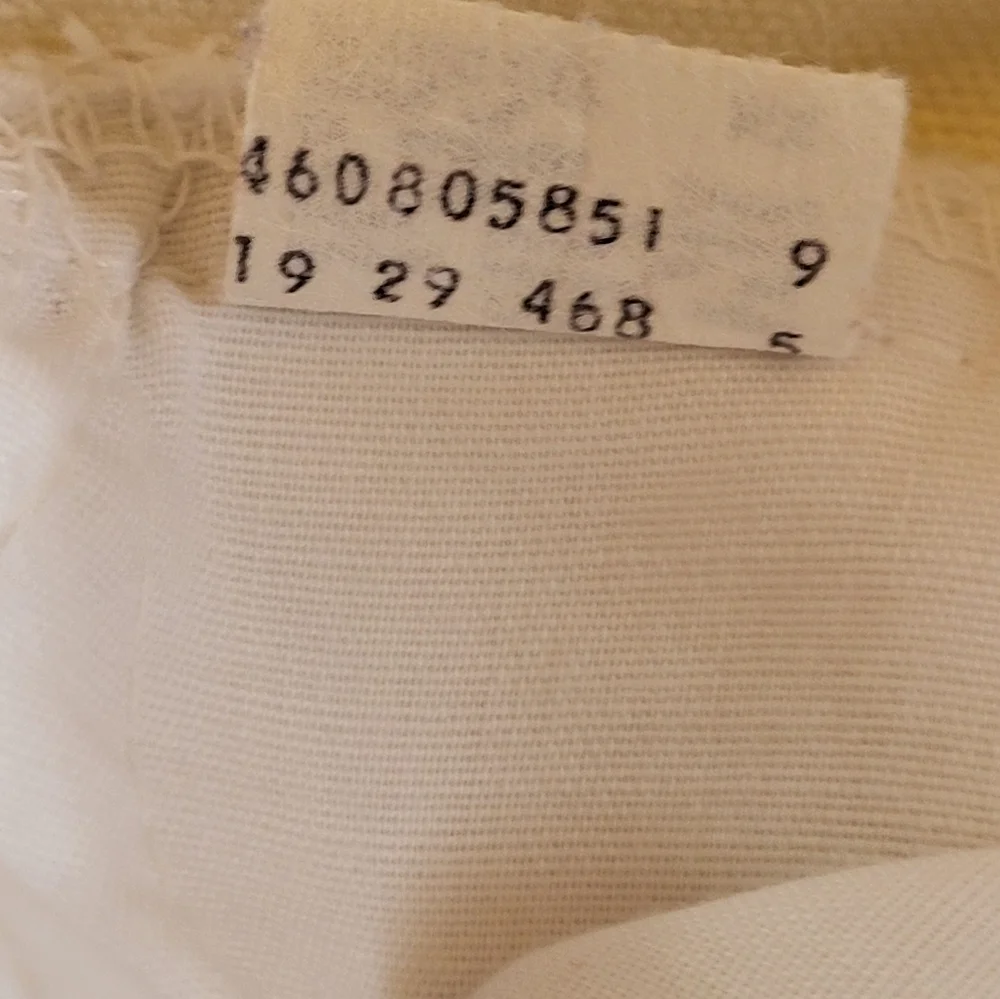 Levis Barnstormer 1970s White Canvas Denim Hot Shorts Size Small - Picture 9 of 10